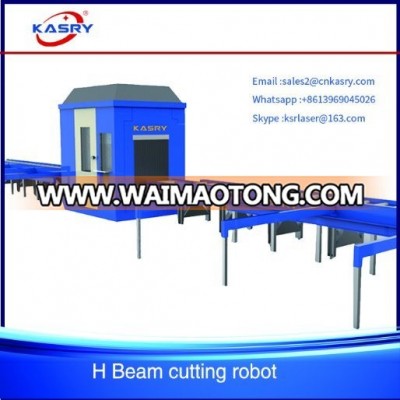 CNC H Beam Profile Steel Plasma Cutting Machine Used for Steel Construction Equipment Kr-Xh